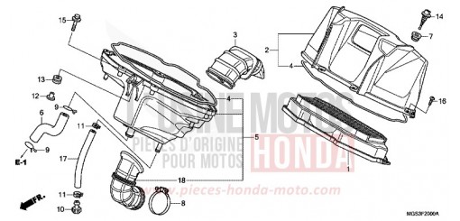 FILTRE A AIR NC700XAD de 2013